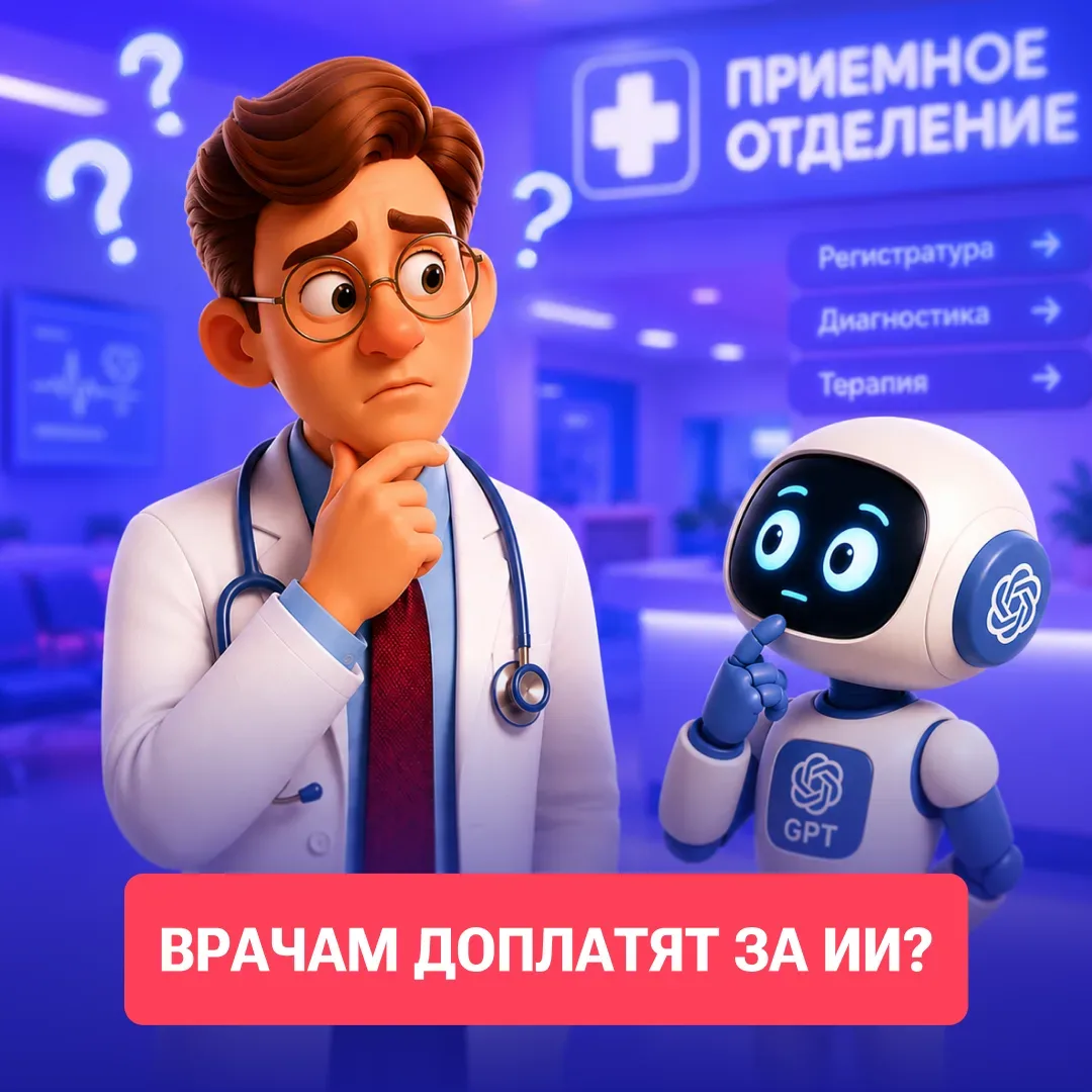 Коллеги, кажется, скоро в резюме врача появится новый пункт: «уверенный пользователь ИИ, МИС и терпе