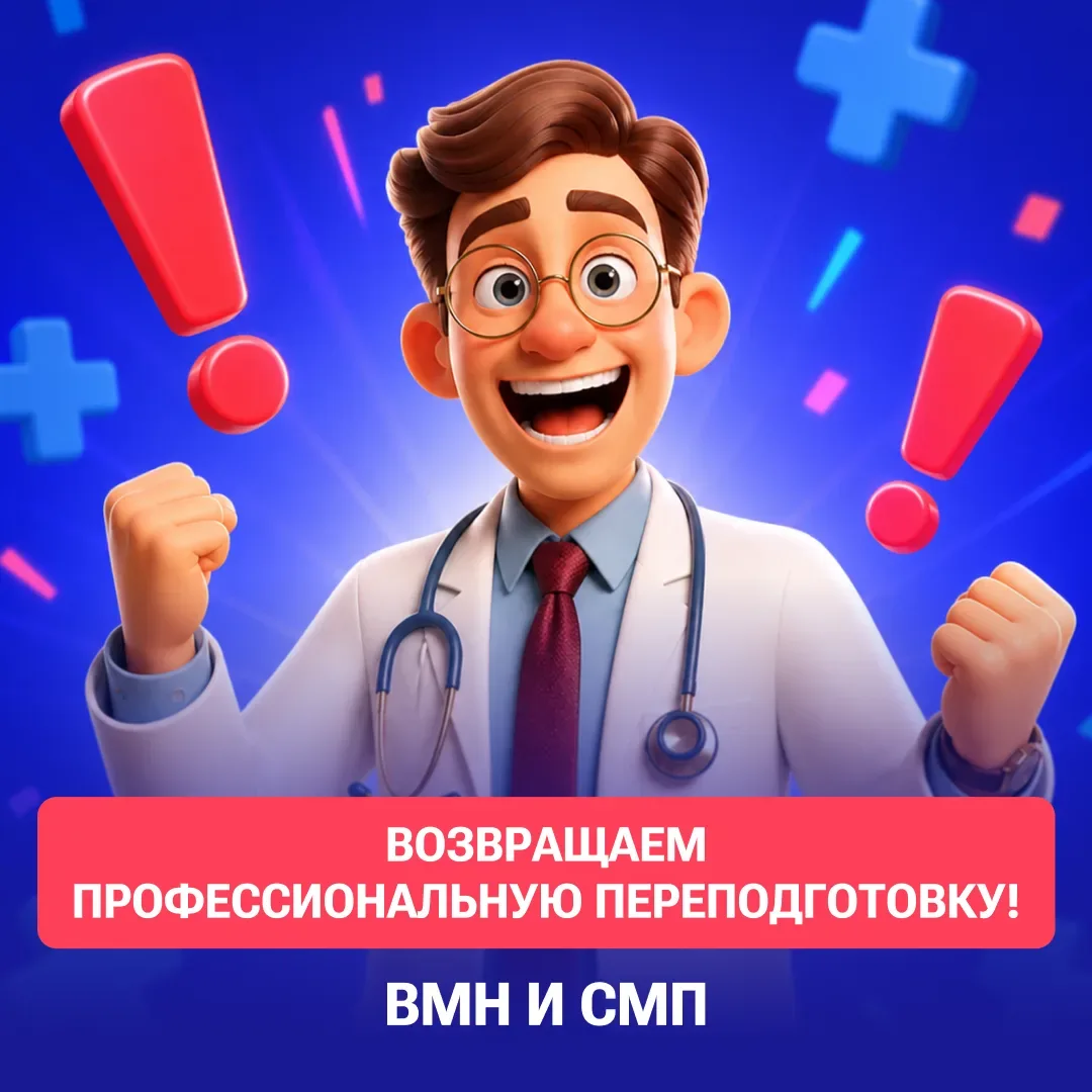 Открываем набор на профпереподготовку по типовым программам Минздрава!   Коллеги, постепенно возвращ