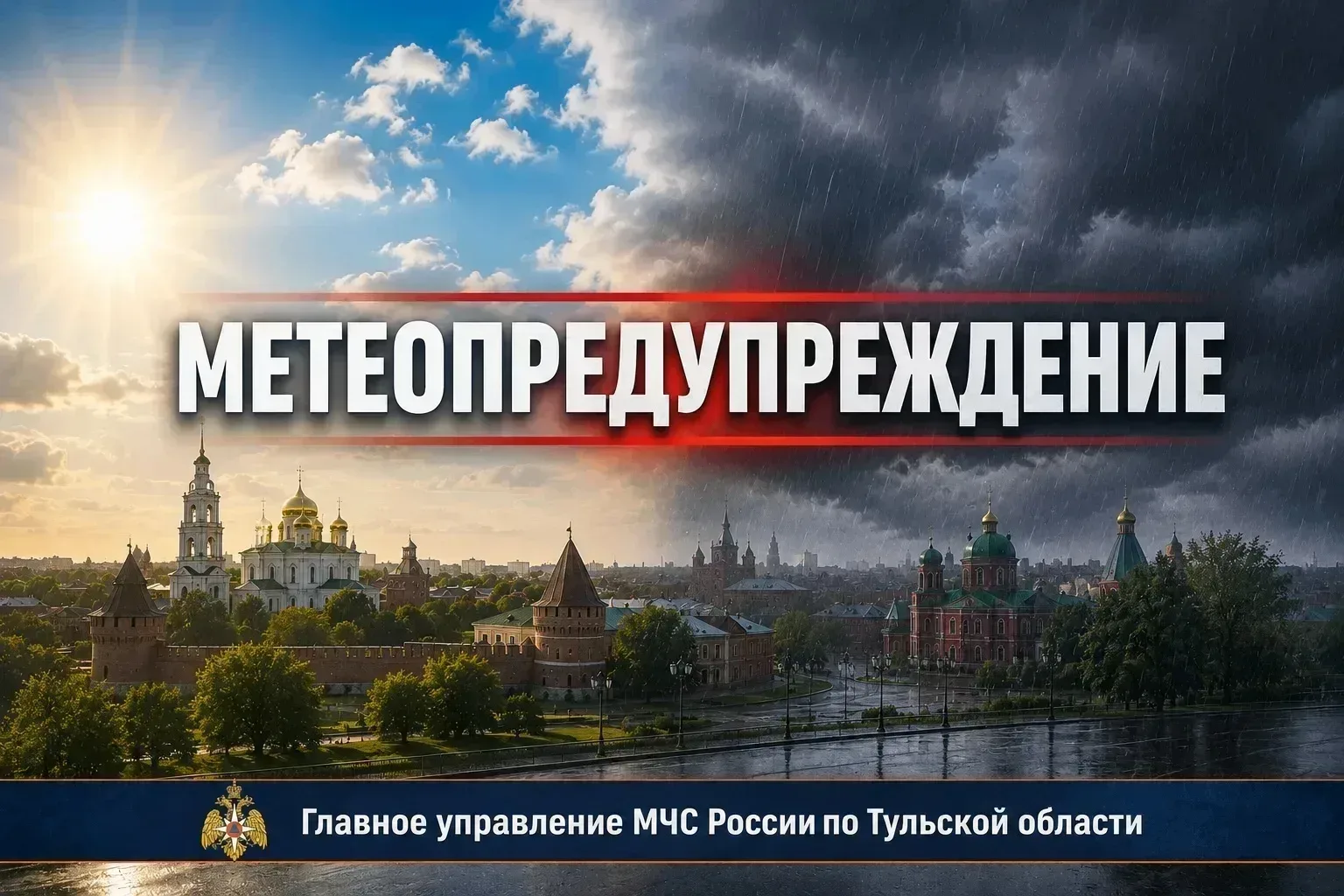 #Метеопредупреждение  ❗В период с 18 по 22 мая на территории Тульской области ожидается аномально-жа