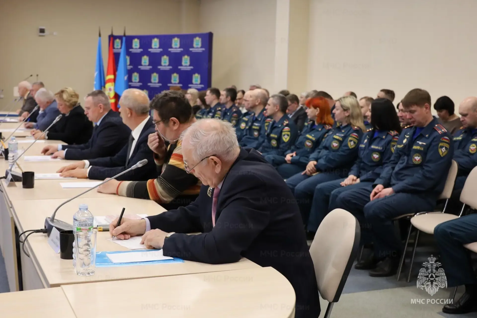 Начальник 58 пожарно-спасательной части из Одоева принял участие в сборе ветеранских организаций в К