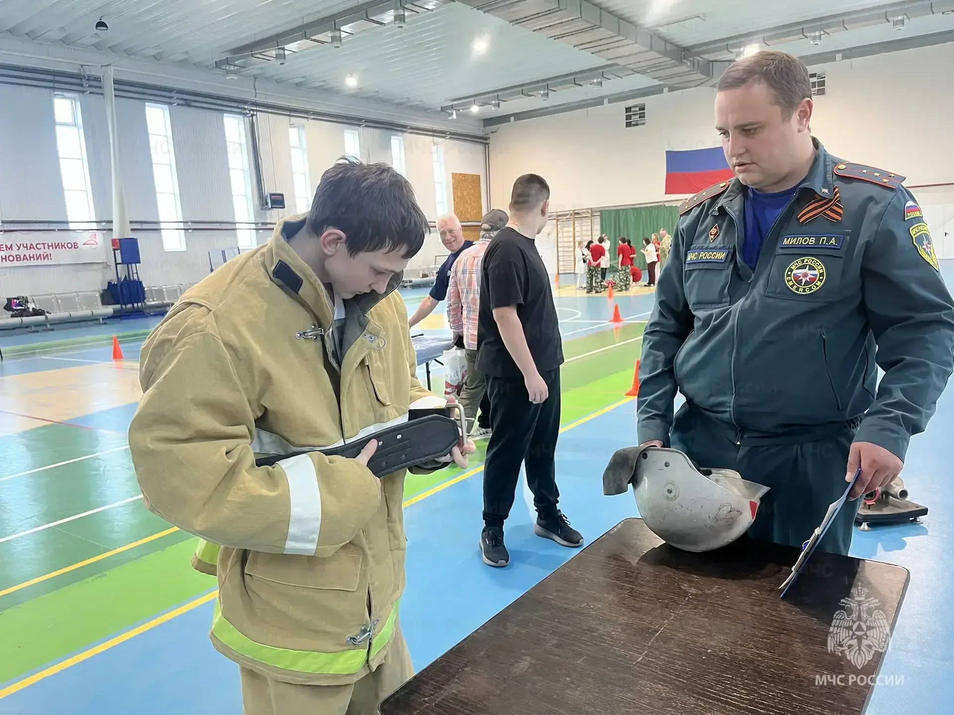 🚨В Узловском районе сотрудники МЧС России выступили судьями на областном этапе «Школы безопасности» 