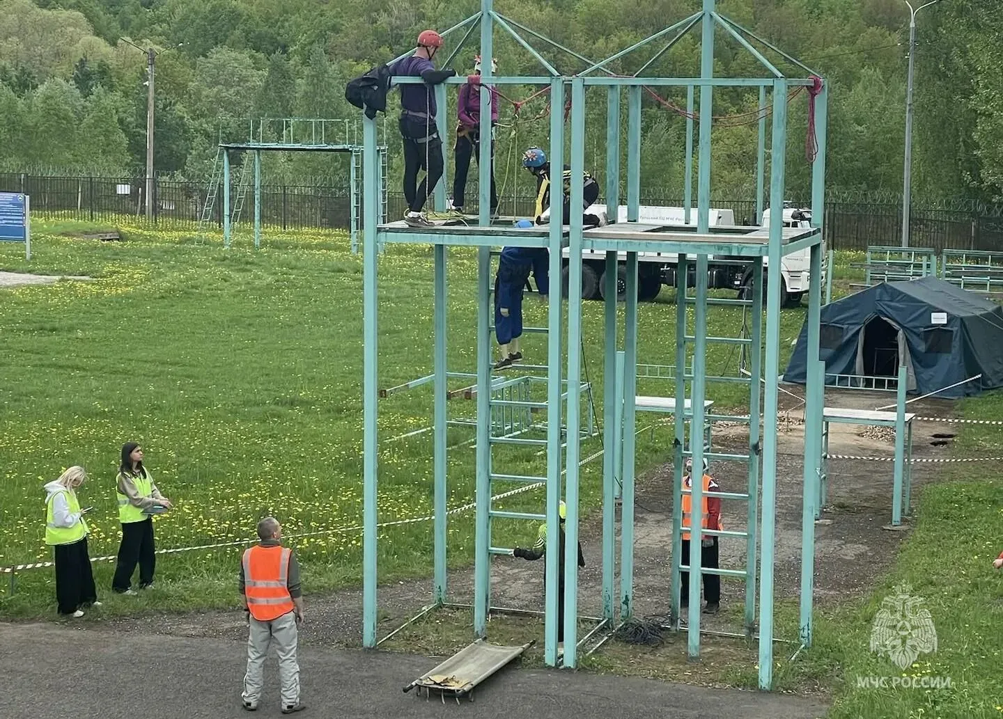 🏆В Тульской области определили победителей в соревнований "Школа безопасности"  Торжественная церемо