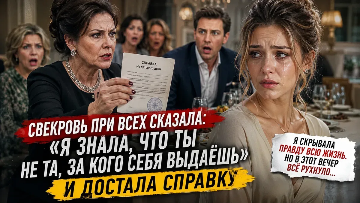 «Свекровь унизила меня при всех, но не ожидала, что правда ударит по ней»: как прошлое может всплыть