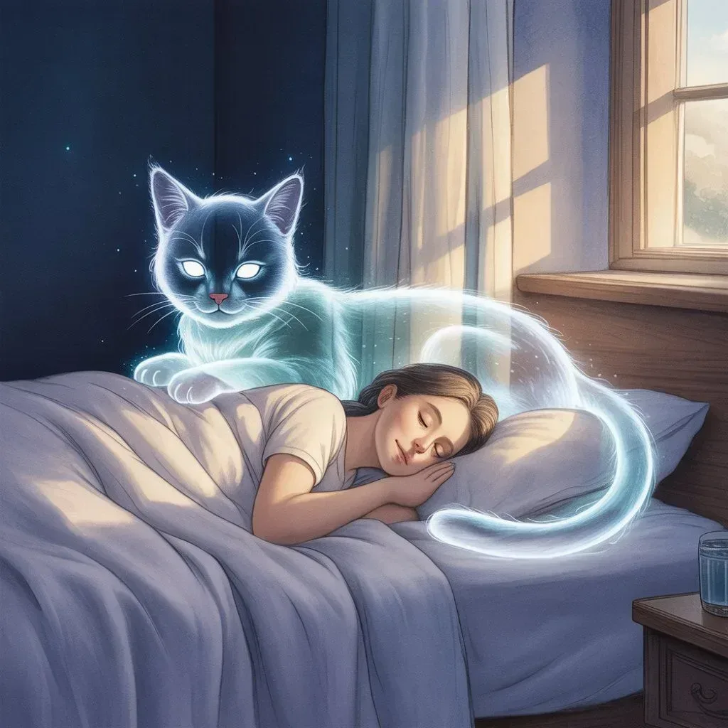 Мой кот, который умер 5 лет назад, каждую ночь приходит ко мне на кровать. Я чувствую его  Кот Тимоф