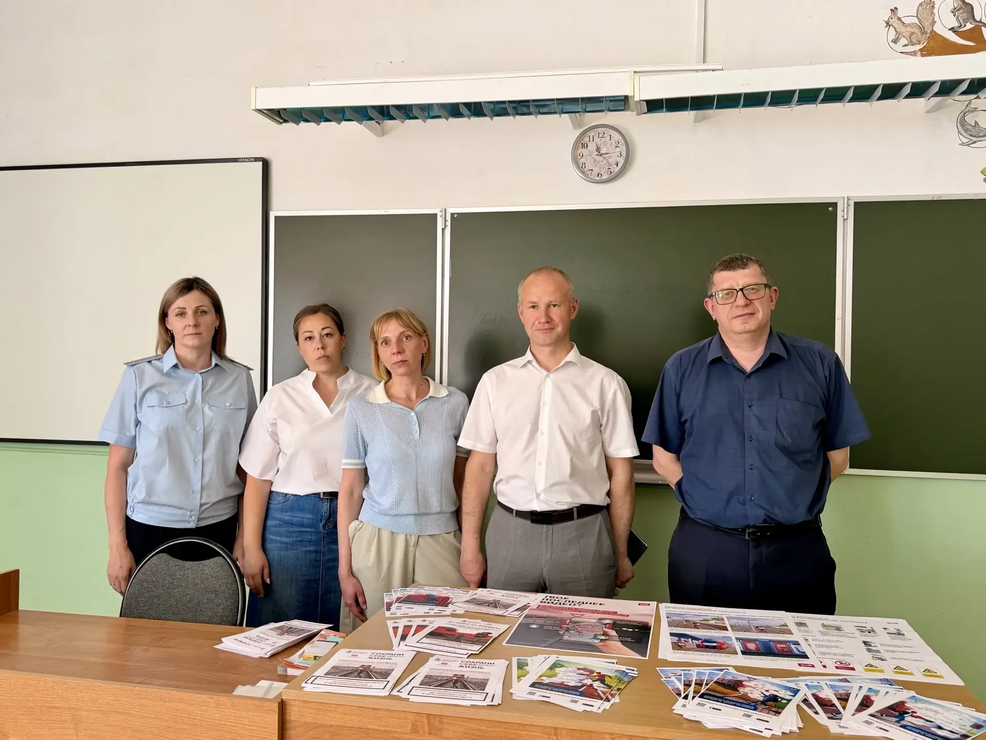 В преддверии летних каникул в школе поселка Уваровка прошел открытый урок на тему зацепинга   Железн