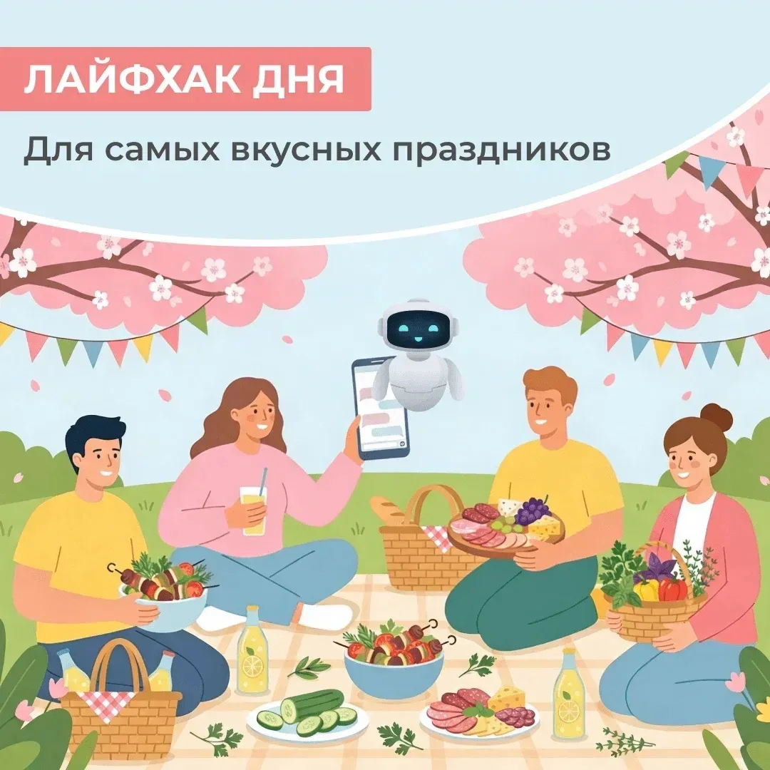 Цифровые лайфхаки помогают не только с решением рабочих задач, но и бытовых. Согласитесь, майские пр