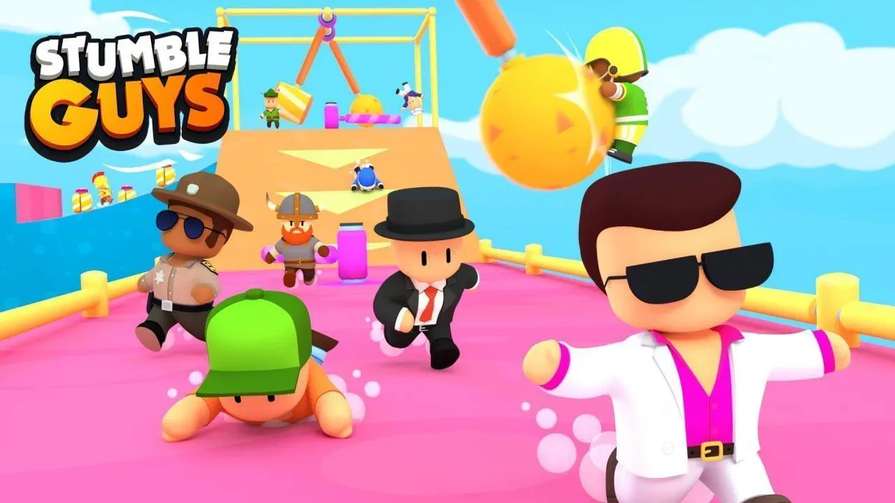 🎮 Stumble Guys — это захватывающая многопользовательская групповая игра. Уверенно держись на ногах, 