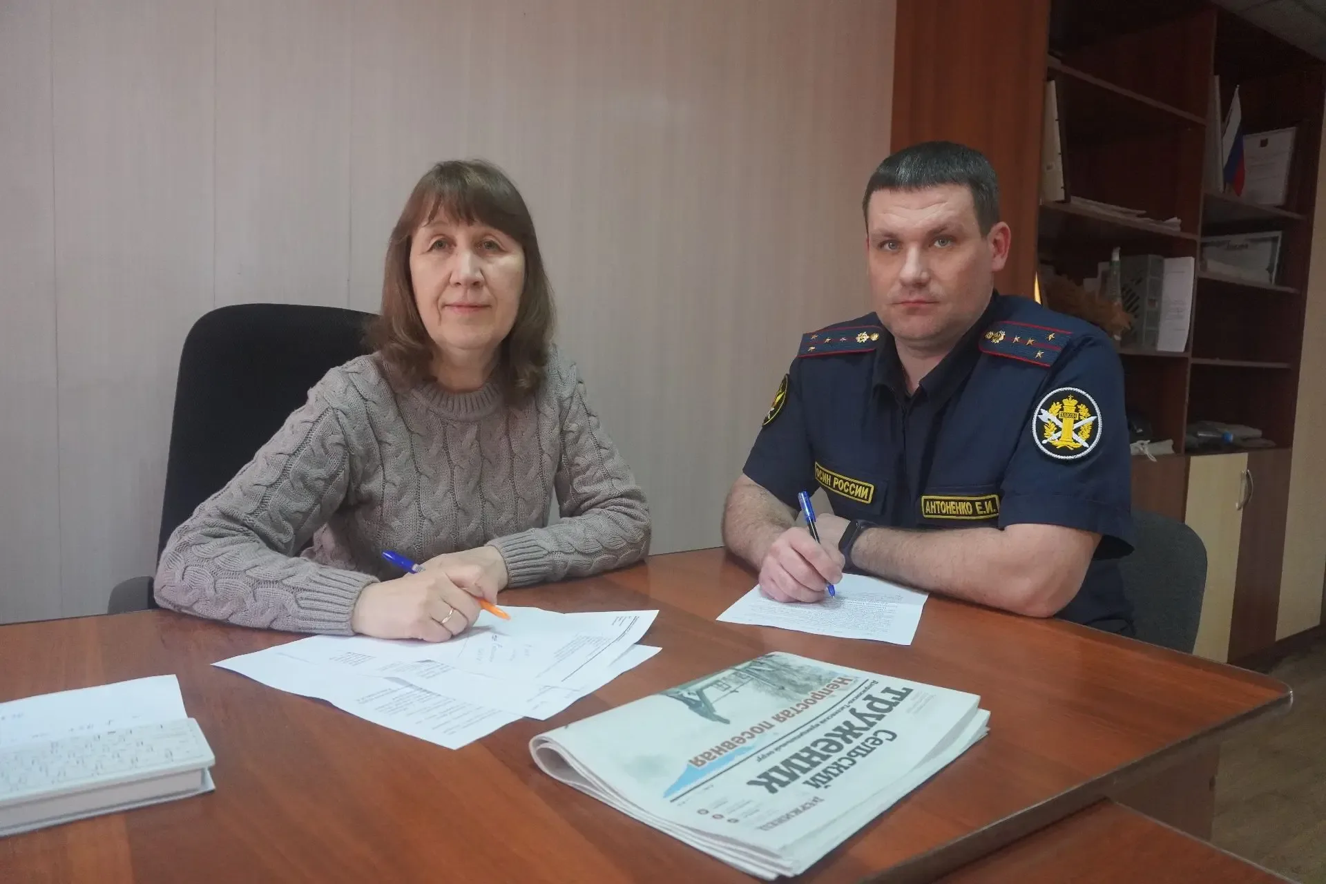В редакции окружной газеты «Сельский труженик Дзержинско-Тасеевский муниципальный округ»» состоялась