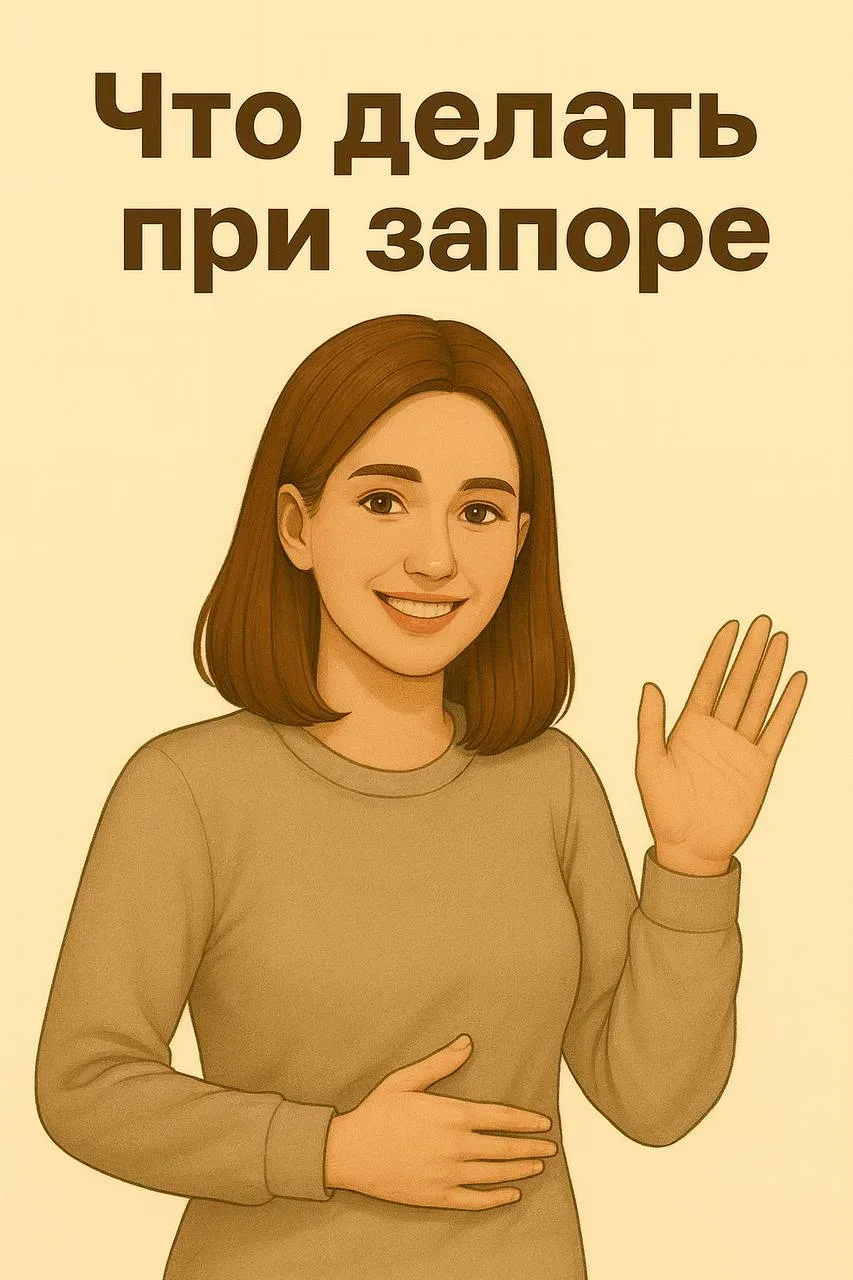 🚽 Что делать при запоре и как облегчить состояние самостоятельно  Ниже — аккуратный алгоритм, которы