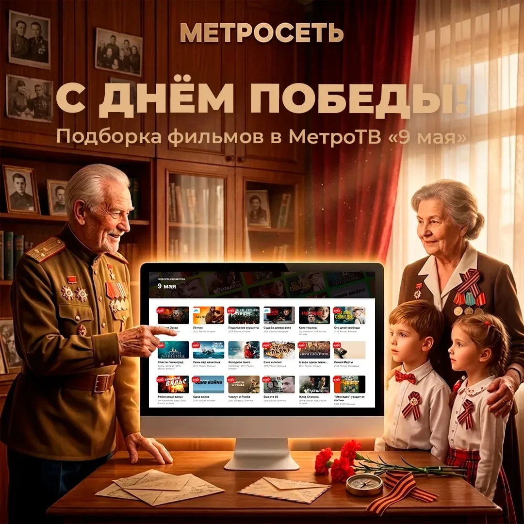 С Днём Победы! 🕊  9 Мая — это день, когда всех нас объединяет память о подвигах.  В честь праздника 
