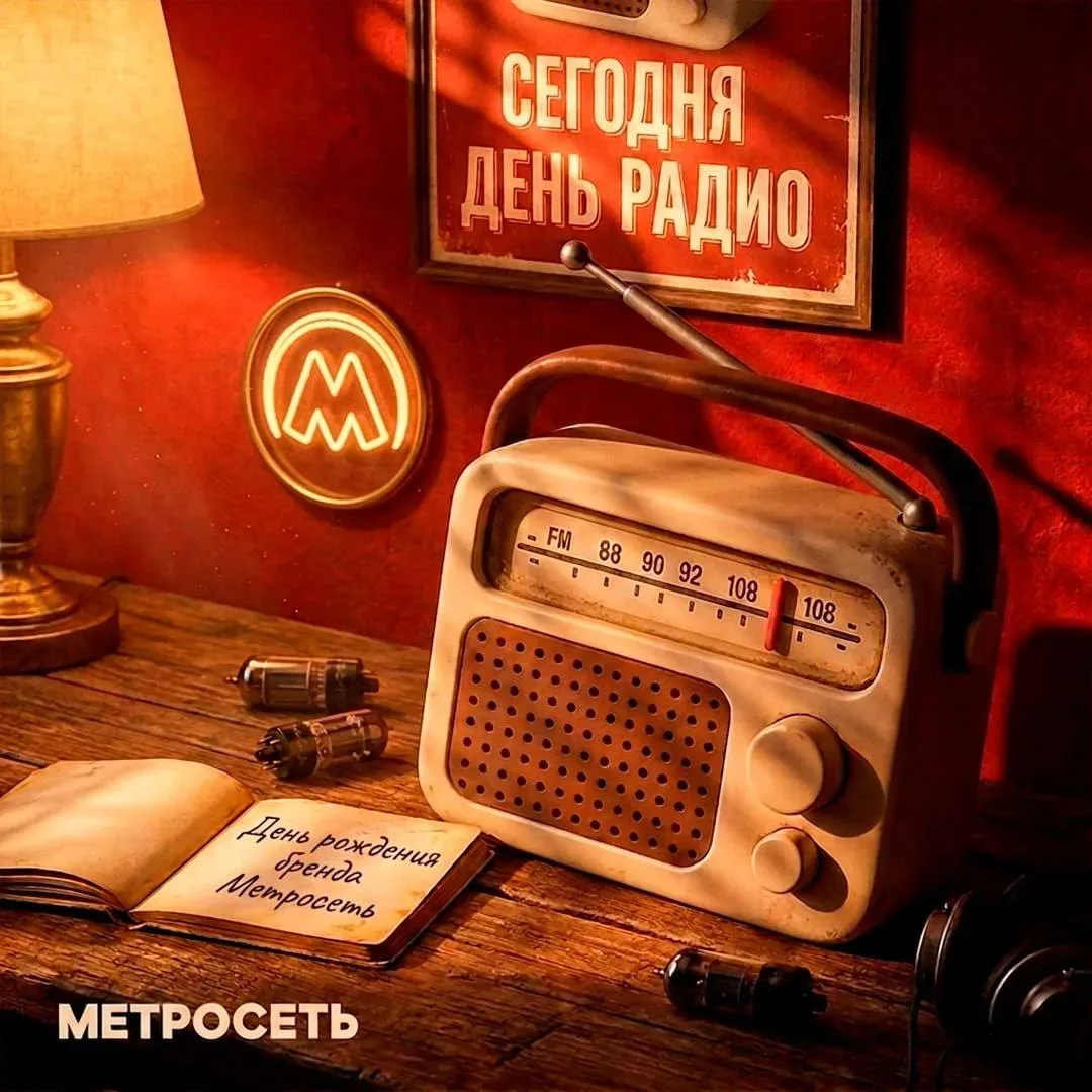 Как символично, что сегодня и День радио, и День рождения бренда Метросеть!  Эта дата — не просто со