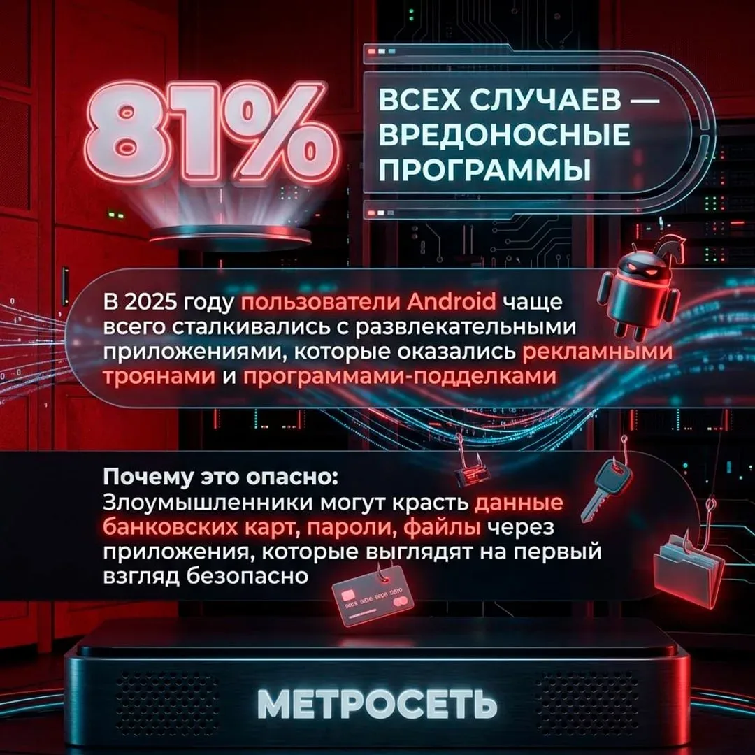 Цифровые угрозы: всё хитрее и незаметнее!  По данным аналитики «Доктор Веб», вредоносные программы м
