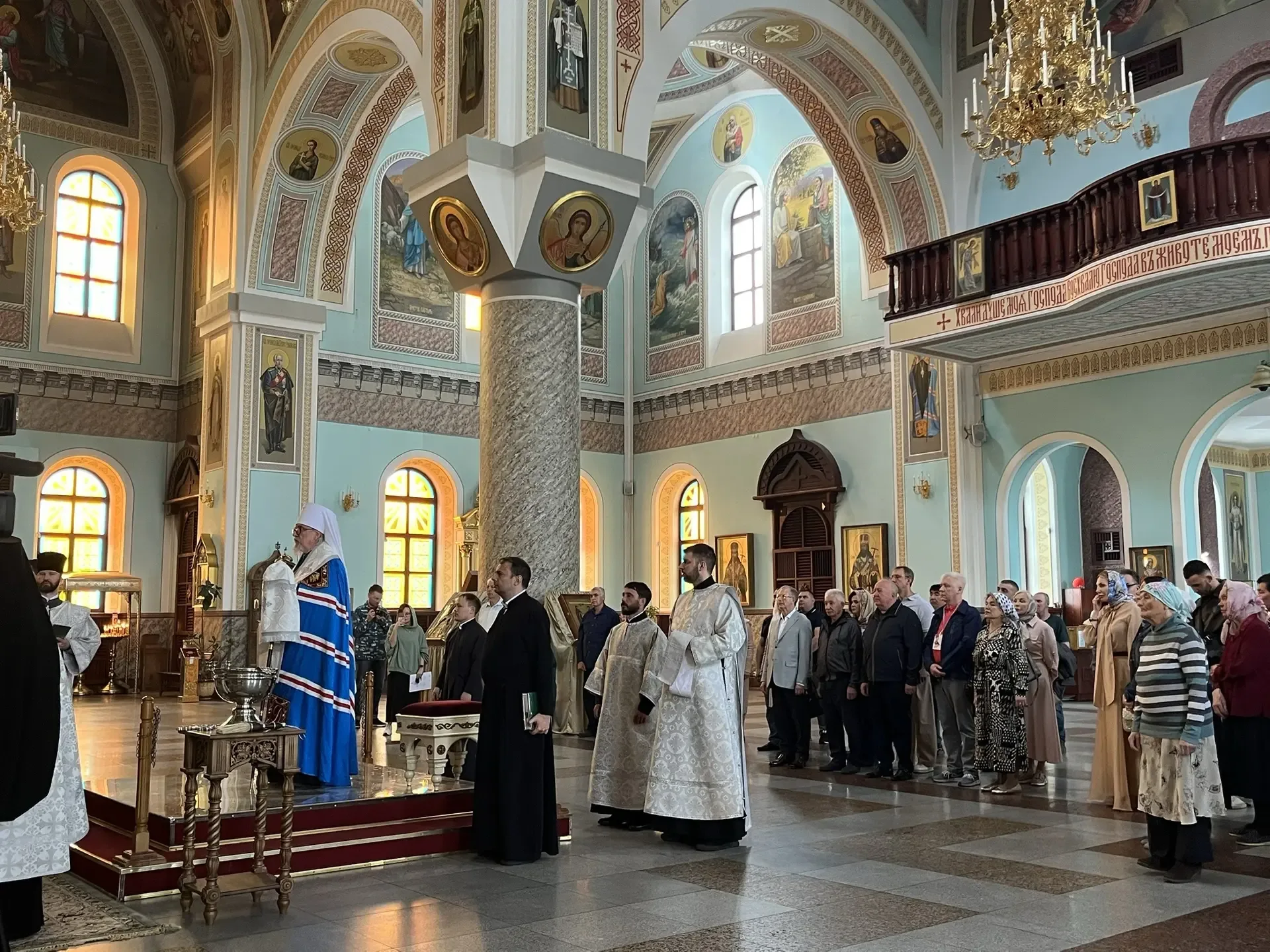 🙏В соборе Казанской иконы Божьей Матери прошёл молебен, посвящённый началу Забайкальского международ