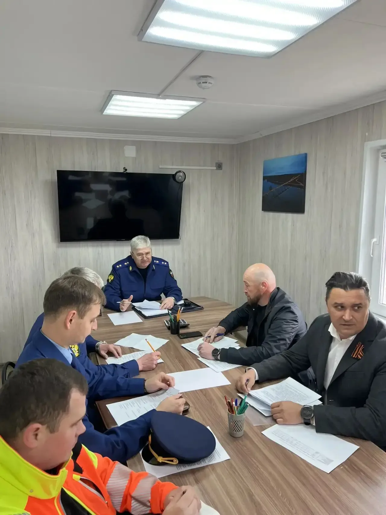 Под председательством прокурора Омской области Алексея Афанасьева проведено совещание на строительно