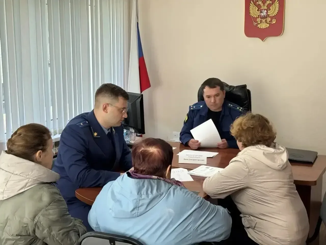Заместитель прокурора Омской области Дмитрий Попов провел личный прием жителей Называевского района 