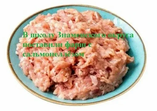 В школу Знаменского округа поставили фарш с сальмонеллёзом 🦠    Россельхознадзор отобрал пробы 28 ап
