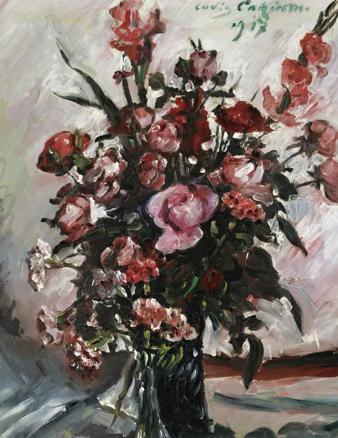 Вдохновляемся цветом 🌺  Художник Луис Коринт (1858-1925) превращает цветочные натюрморты не просто в