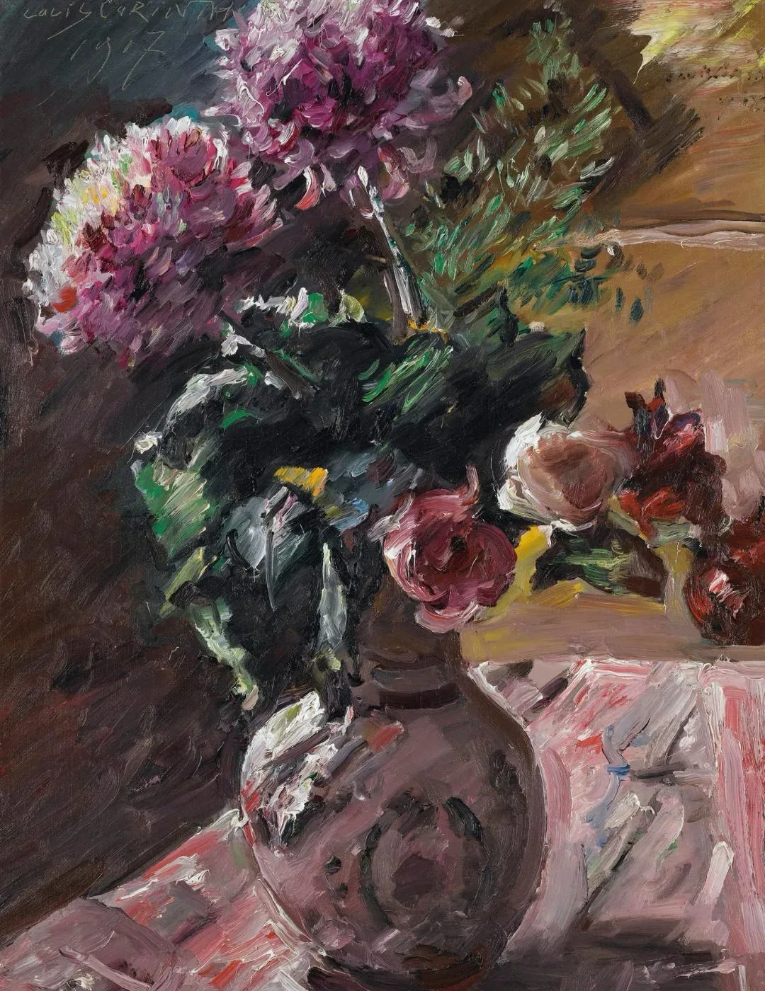 Вдохновляемся цветом 🌺  Художник Луис Коринт (1858-1925) превращает цветочные натюрморты не просто в