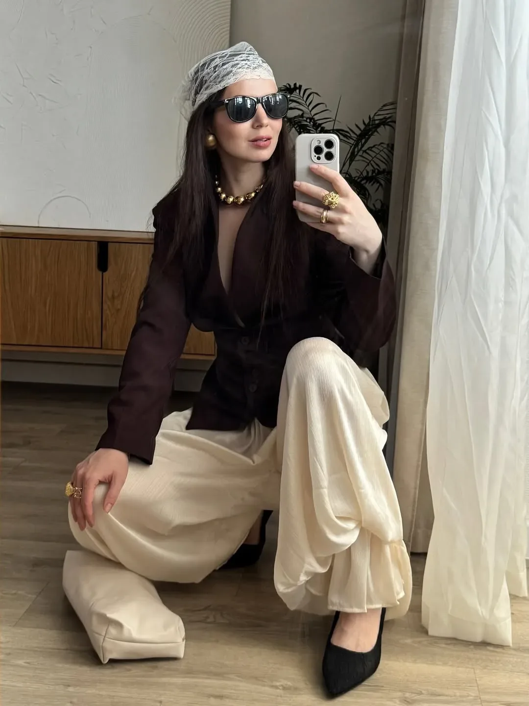 Образы на весну✨  У меня уже целая коллекция обуви и сумок leranena , оказывается✨  Туфли черные кру