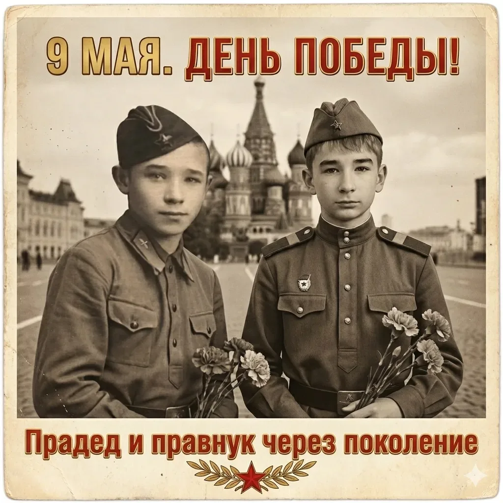 С Днём Победы! Помним наших дедов и прадедов, которые сделали всё ради мира на нашей земле ❤️ И наши