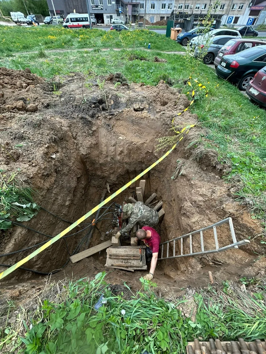 Требуется разнорабочий на строительство наружных сетей водопровода в городе Смоленске Рабочий день 8