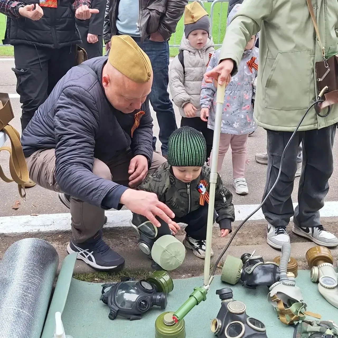9 мая, Юнармейцы Лесногородской СОШ, Старогородковской СОШ, Жаворонковской СОШ приняли участие в мер