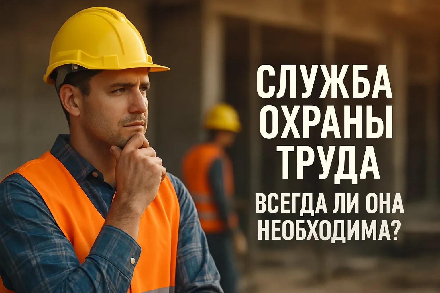 🛡️ Служба охраны труда. Всегда ли она необходима?  Как только численность работников организации пре
