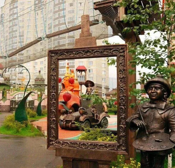 🌳 Парк сказок «Лукоморье» в Совхозе им. Ленина  Многоуровневый верёвочный парк, замок, горки, батут,