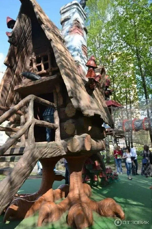 🌳 Парк сказок «Лукоморье» в Совхозе им. Ленина  Многоуровневый верёвочный парк, замок, горки, батут,