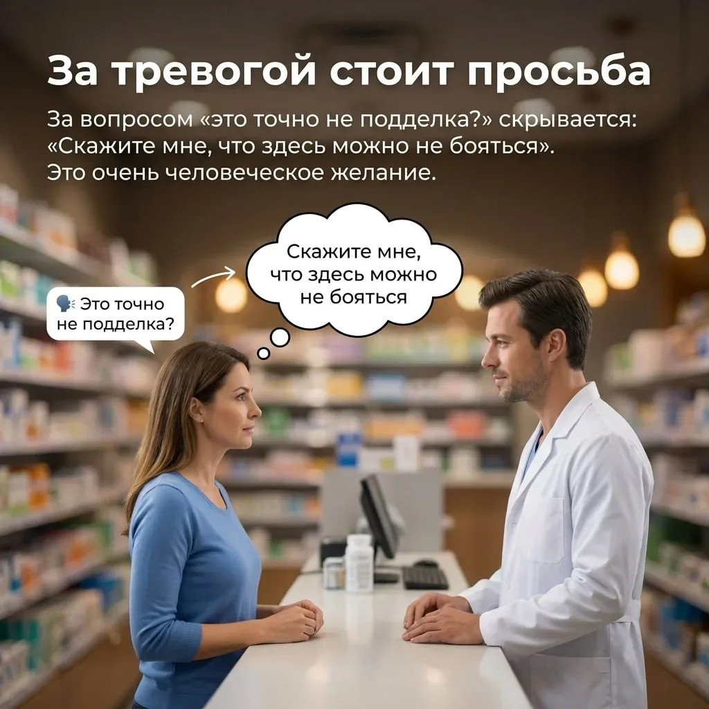 «Это точно не подделка?» 🧐  Покупатели все чаще задают фармацевтам и провизорам очень интересные воп