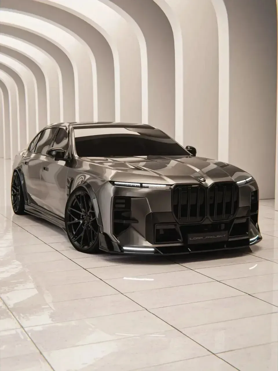 Дизайнеры показали новый BMW i7 с агрессивным обвесом.   Пока это только концепт, но ателье RNG уже 