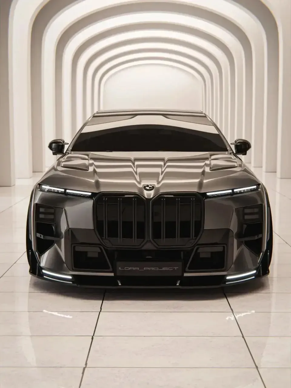 Дизайнеры показали новый BMW i7 с агрессивным обвесом.   Пока это только концепт, но ателье RNG уже 