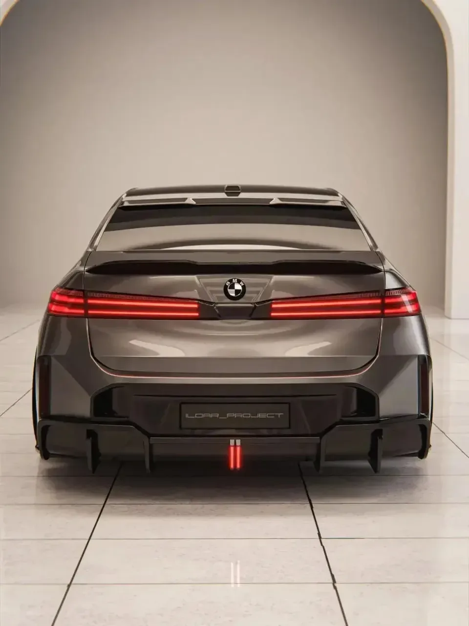Дизайнеры показали новый BMW i7 с агрессивным обвесом.   Пока это только концепт, но ателье RNG уже 