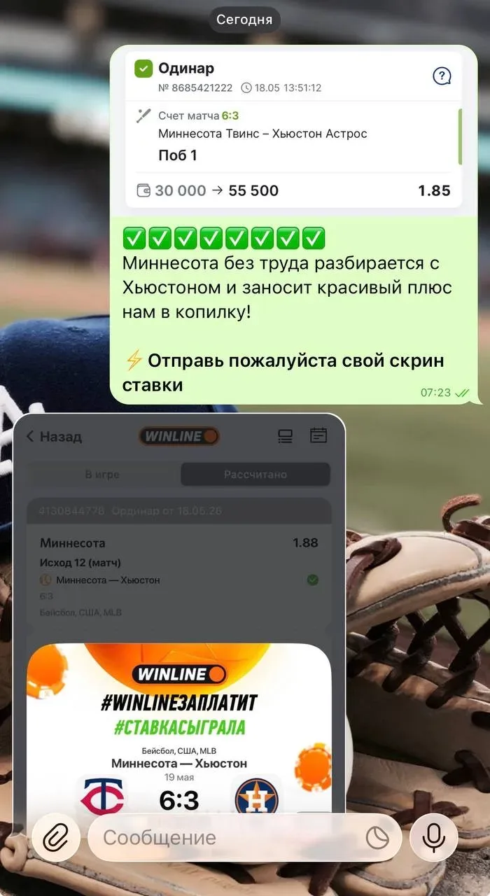 ВИПКА КОРМИТ✅🥩  На победу Миннесоты против Хьюстона мы проставляли с клиентами и отлично заработали.