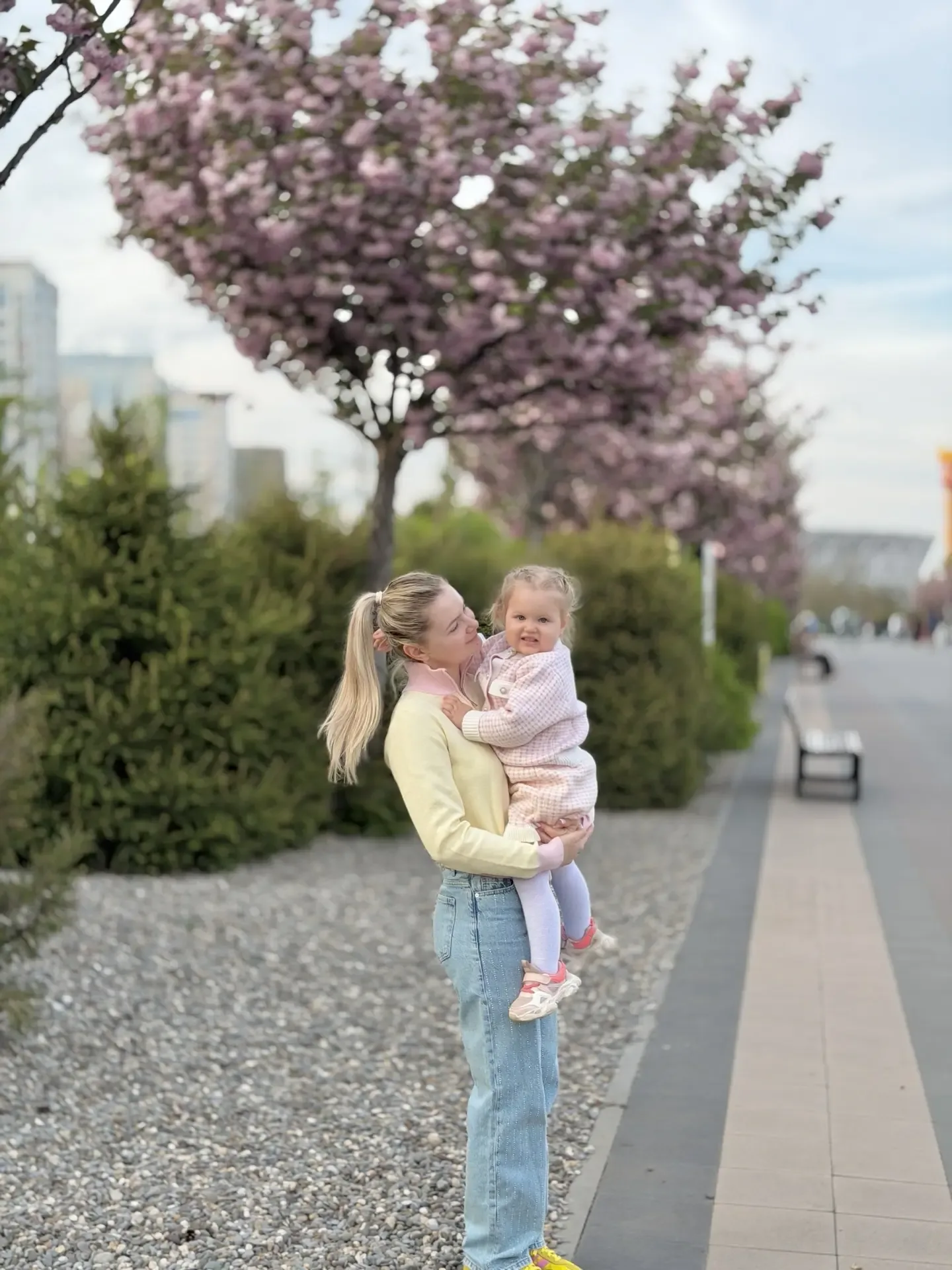 В Центральном парке вот такая розовая красота!🩷💕🌸  Восторг!😍