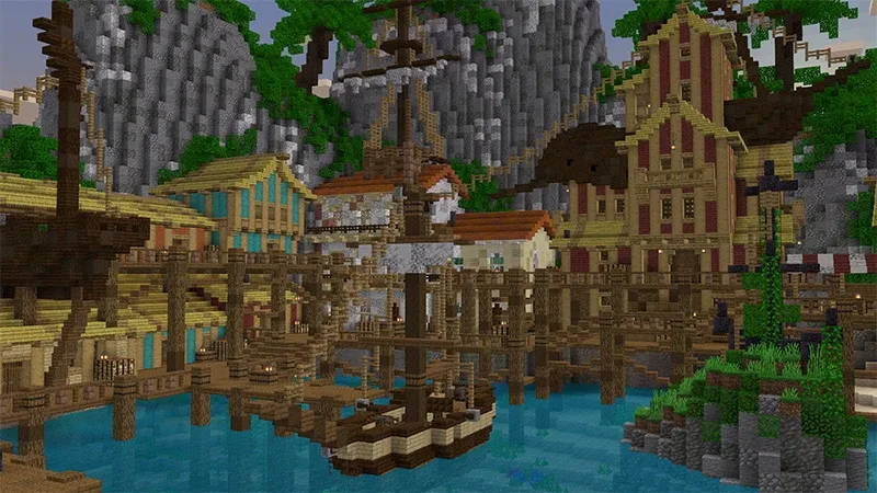 Template "Pirate Base" Эй, там! Отправляйтесь в плавание и займите свое место среди легенд о пиратах