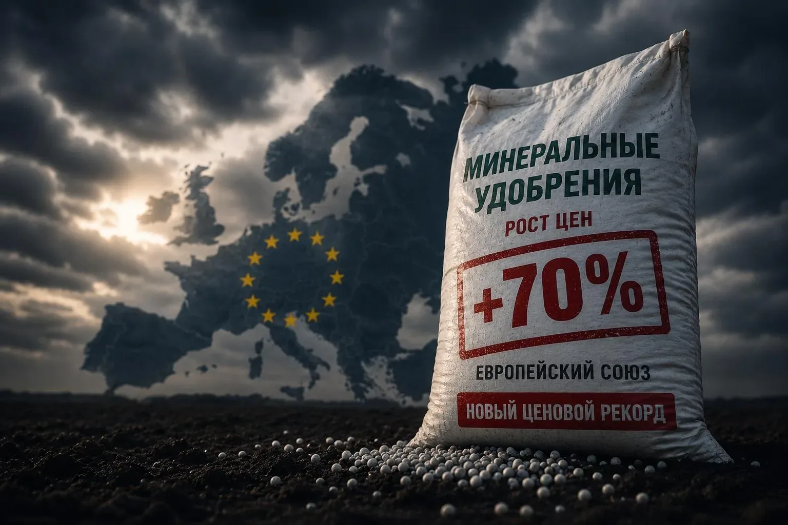 🇪🇺 Новость: удобрения в Европе подорожали на 70% — Еврокомиссар Хансен  #удобрения #европа