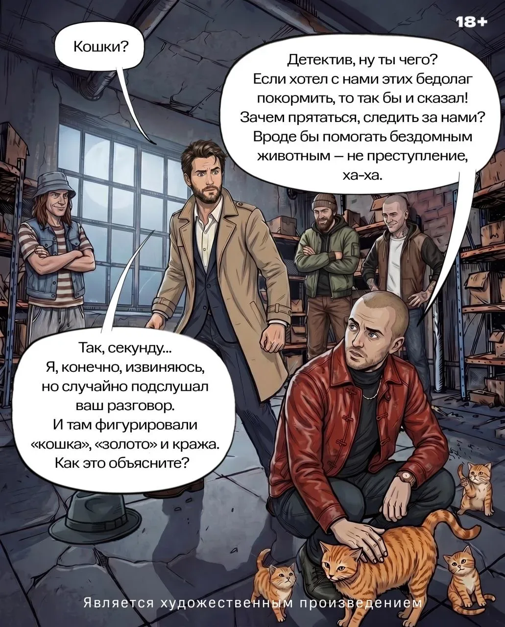 🙈 Не суди книгу по обложке, детектив Антон!  Герой был уверен, что вышел на верный след, но тайна пр
