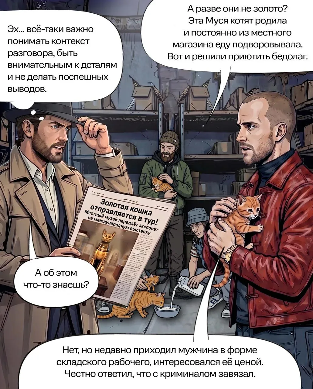 🙈 Не суди книгу по обложке, детектив Антон!  Герой был уверен, что вышел на верный след, но тайна пр