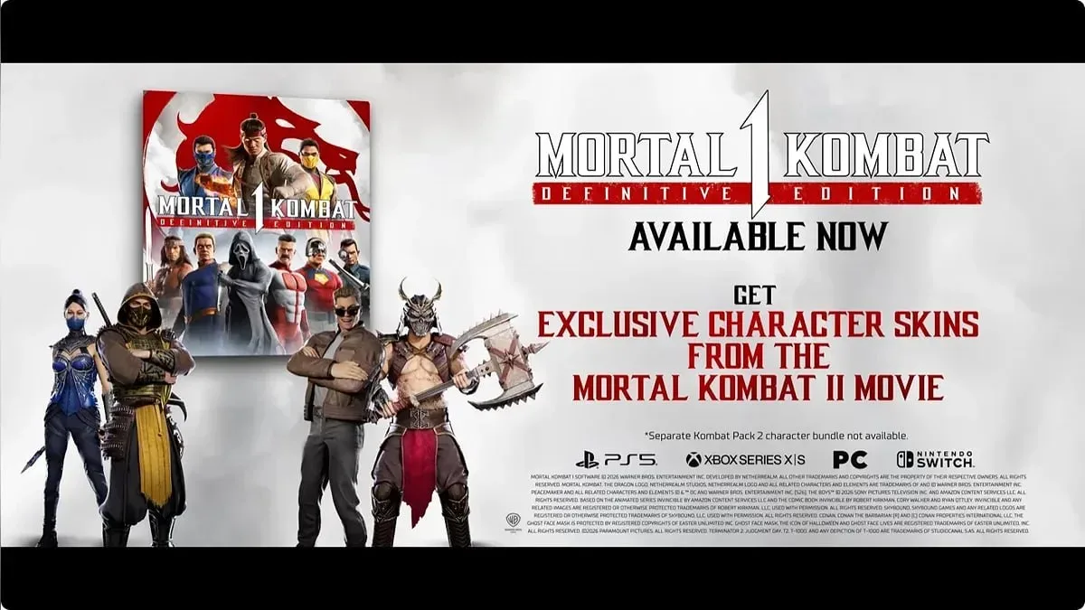 Mortal Kombat 1 получил контент по фильму «Мортал Комбат 2».  Студия NetherRealm добавила в Mortal K