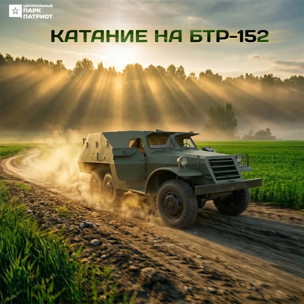 🔥Мы снова готовы встречать вас в нашем неповторимом стиле!  Настоящий советский бронетранспортёр 195