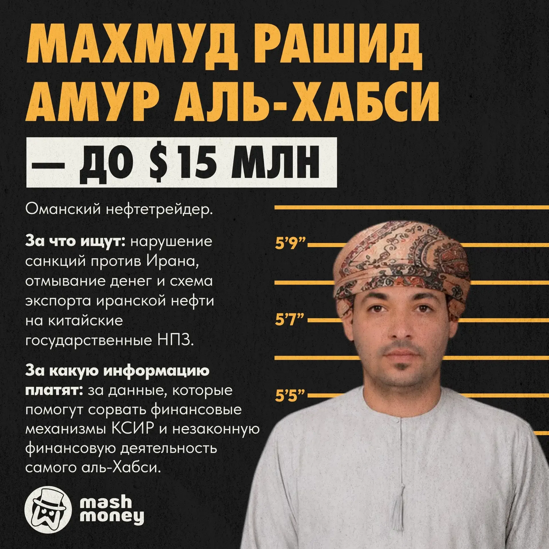 Mash Money собрал топ самых дорогих преступников.  Вот актуальный хит-парад тех, за чью голову Амери