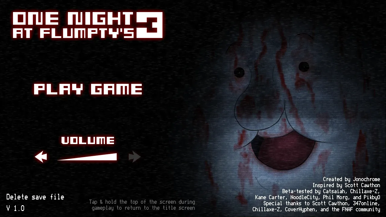 ✦ One Night at Flumpty's 3 — мрачный хоррор на выживание, где до самого утра нужно скрываться от Фла