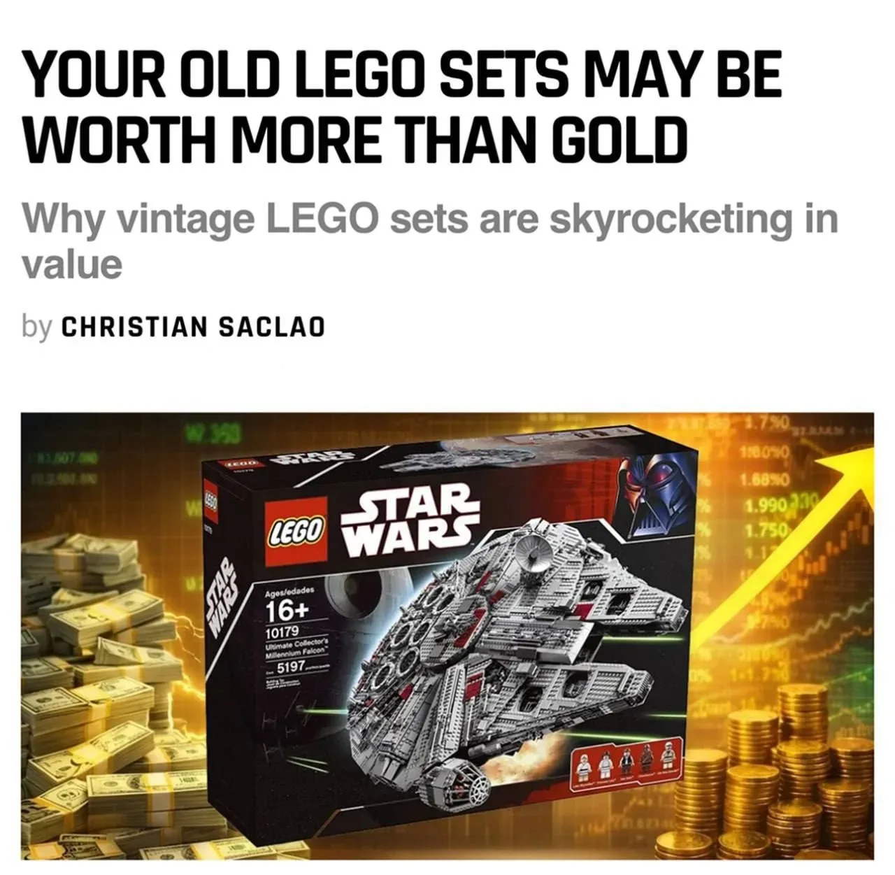 LEGO оказалось более выгодной инвестицией, чем золото, крипта или акции, — к такому выводу пришли эк