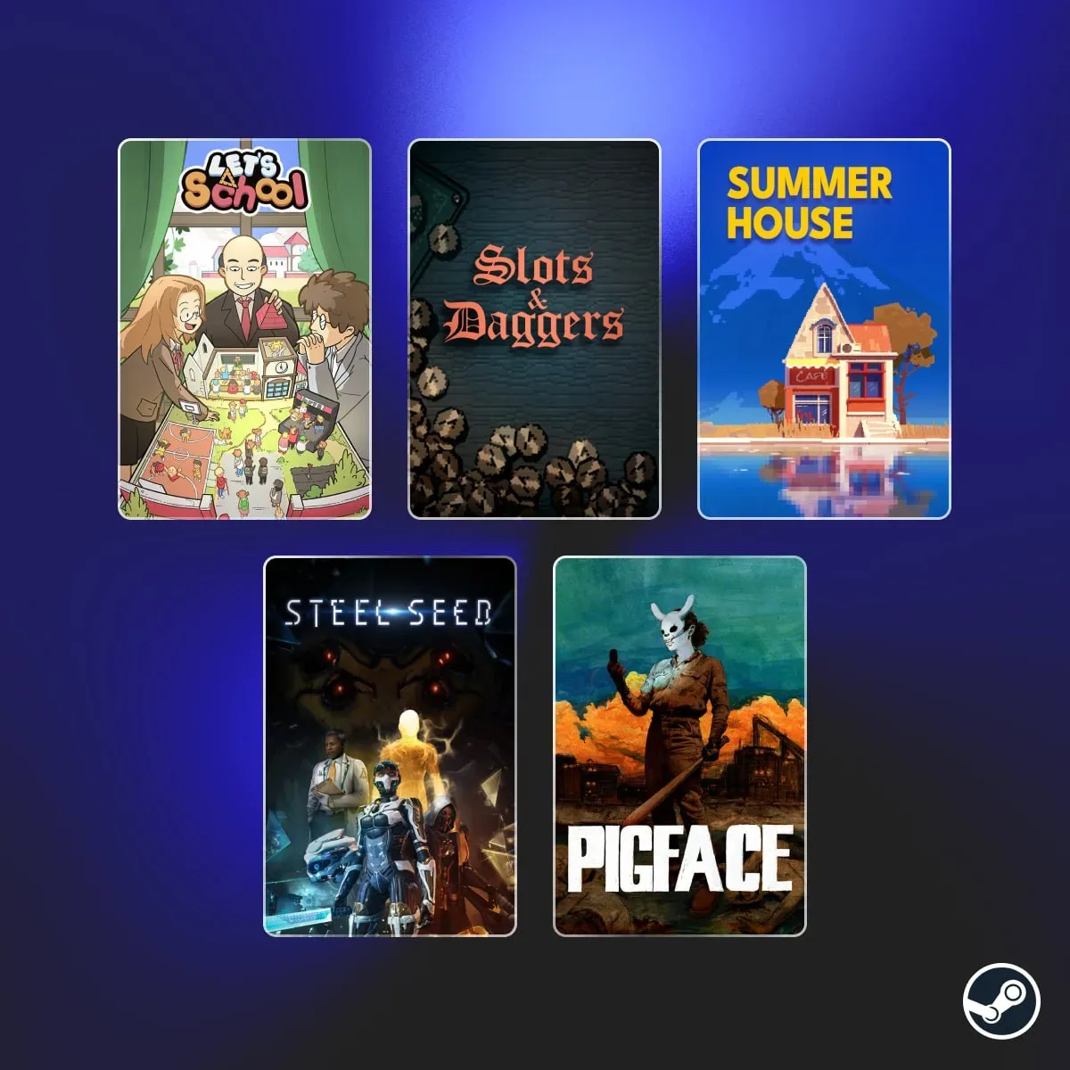 В Steam стартовали ежедневные скидки  Скидку в 65% получила Let's School, скидка 30% на Slots & Dagg