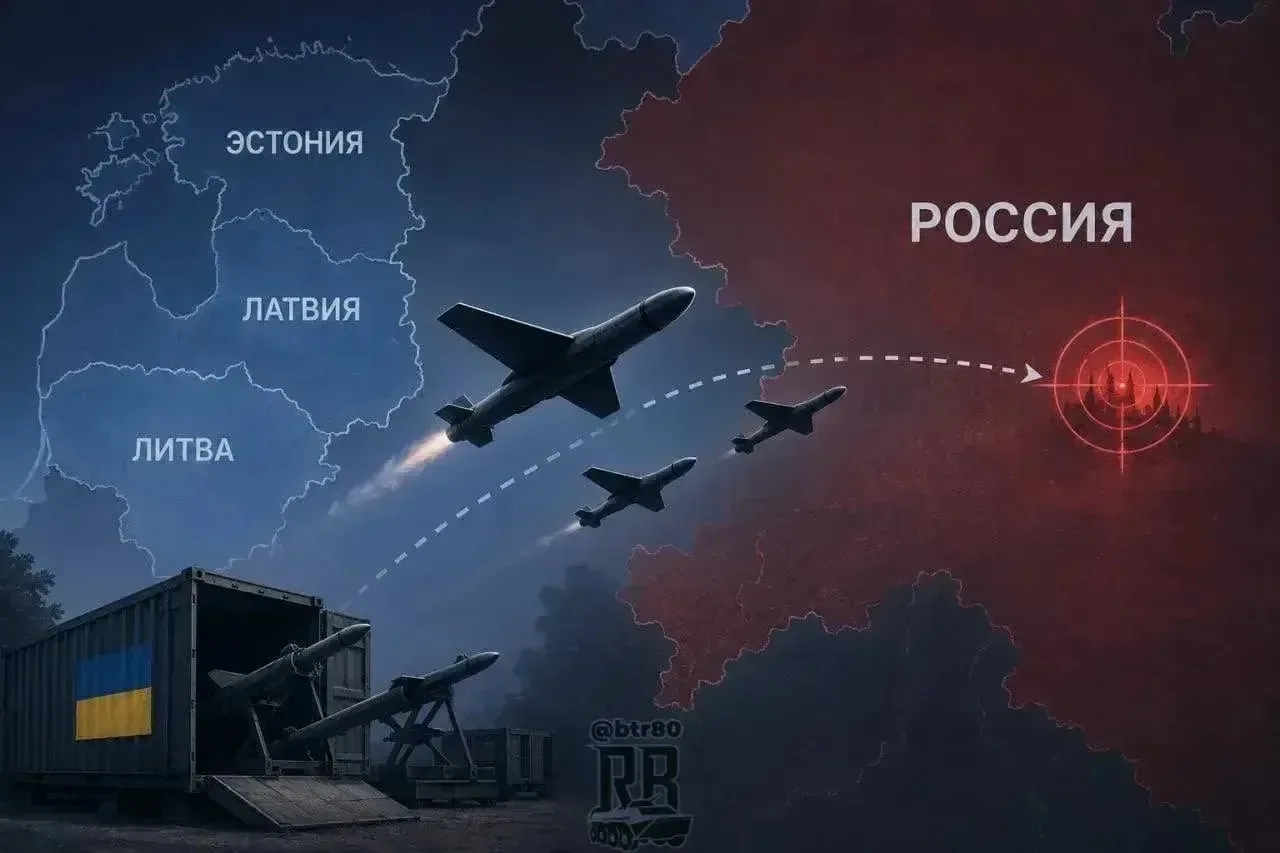 🇺🇦⚠️🇷🇺 Украина планирует запускать свои дальние дроны-камикадзе в сторону России из стран Прибалтики
