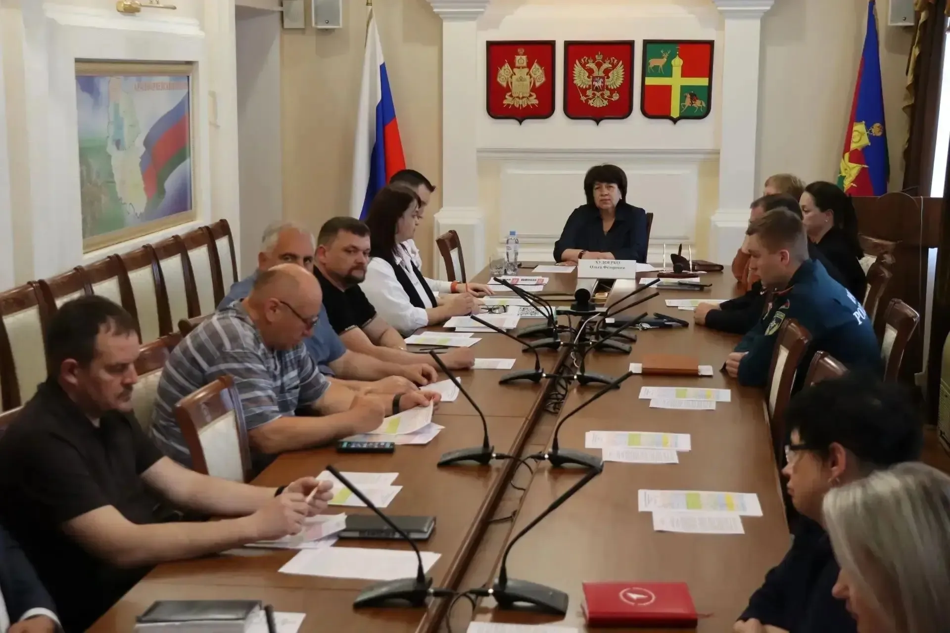 Заместитель главы района Ольга Худоерко приняла участие в межведомственном совещании по вопросам про