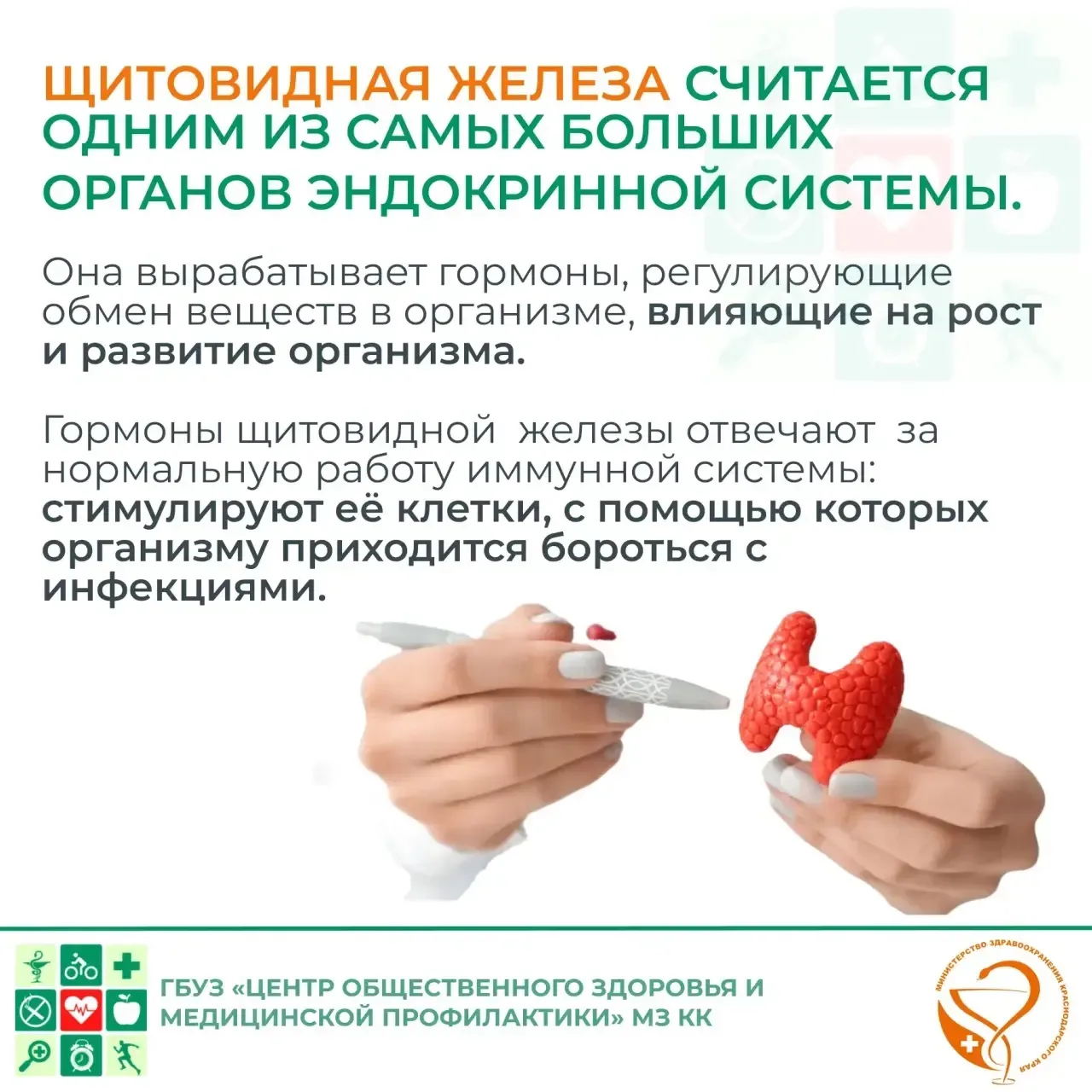 📢ГБУЗ «Центр общественного здоровья и медицинской профилактики» министерства здравоохранения Краснод