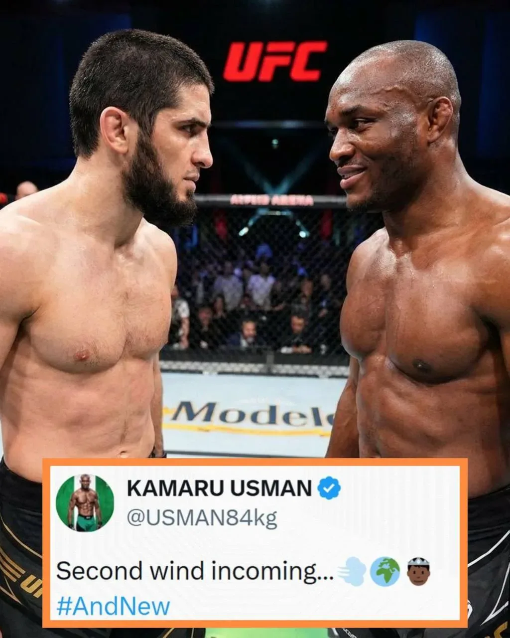 😳Камару Усман намекает на бой с Исламом Махачевым?  Второе дыхание на подходе… #AndNew  На данный мо