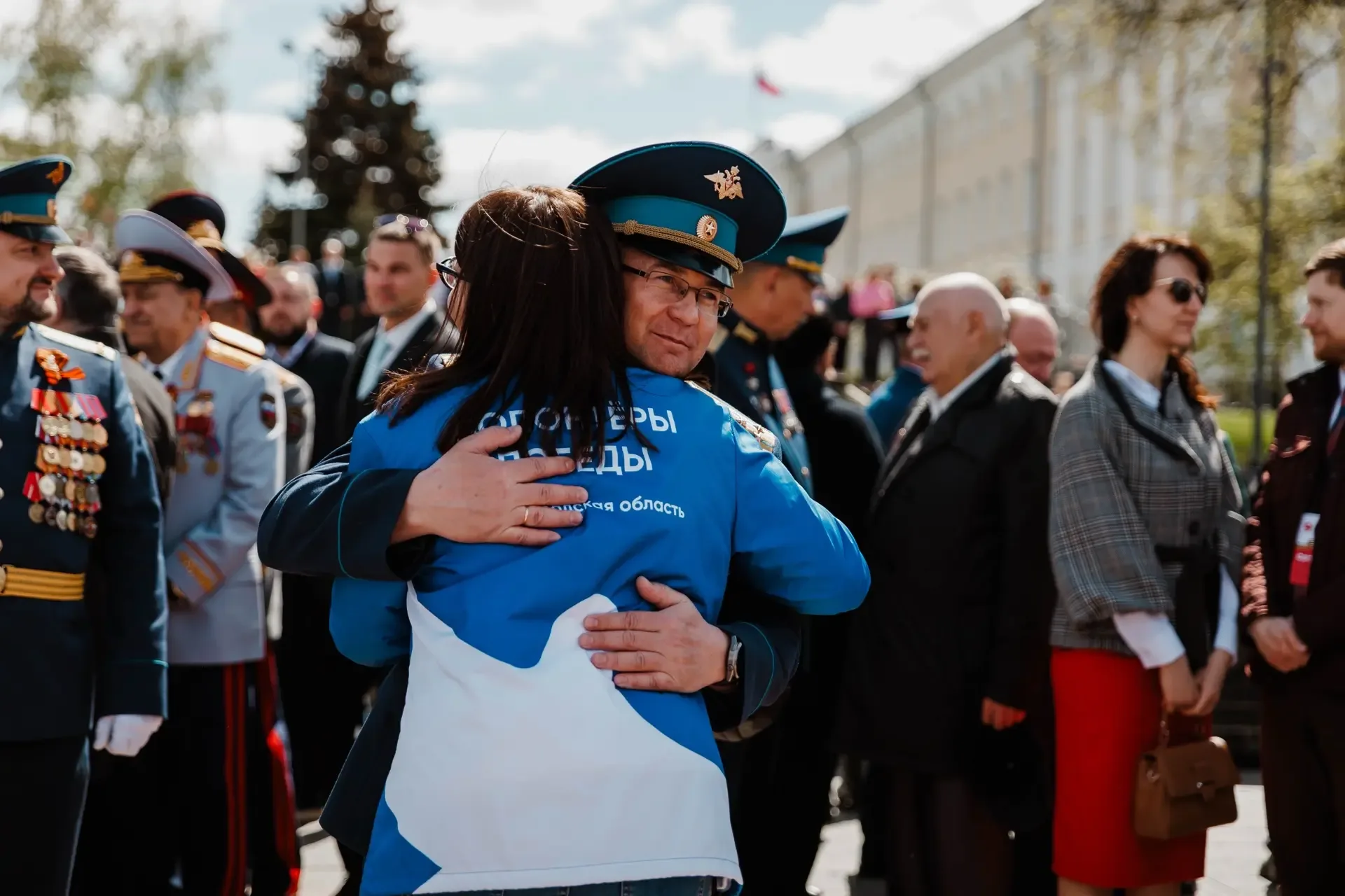ЛУЧШАЯ КОМАНДА 💙  💫С самого раннего утра команда «Волонтёров Победы» была в центре главных событий э